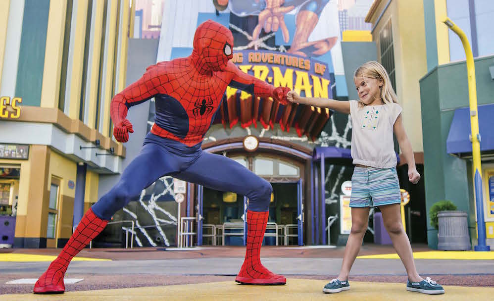 Spiderman at Universal Studios Orlando
