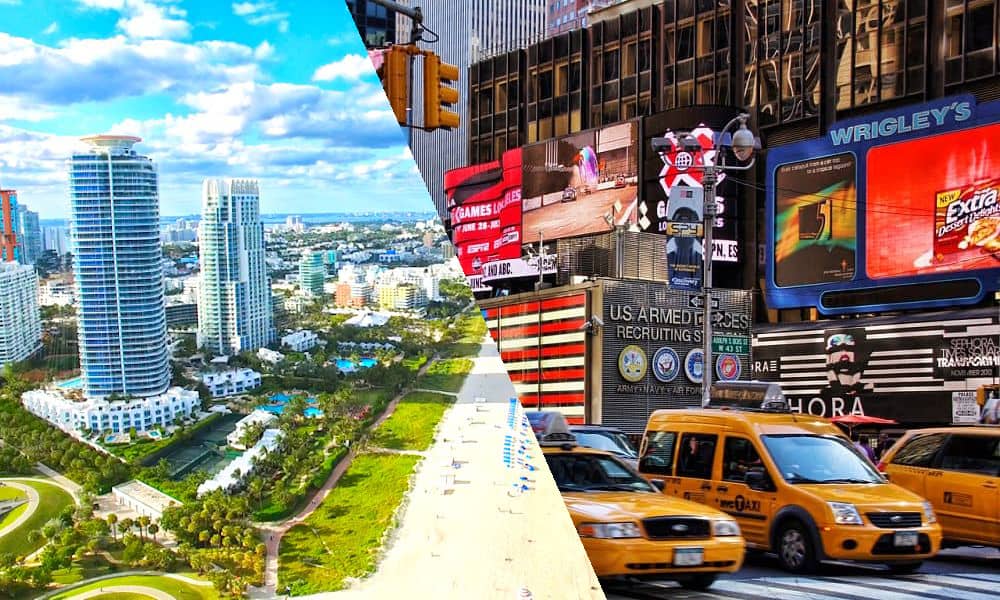 New York and Miami - fly to USA via London from Knock airport