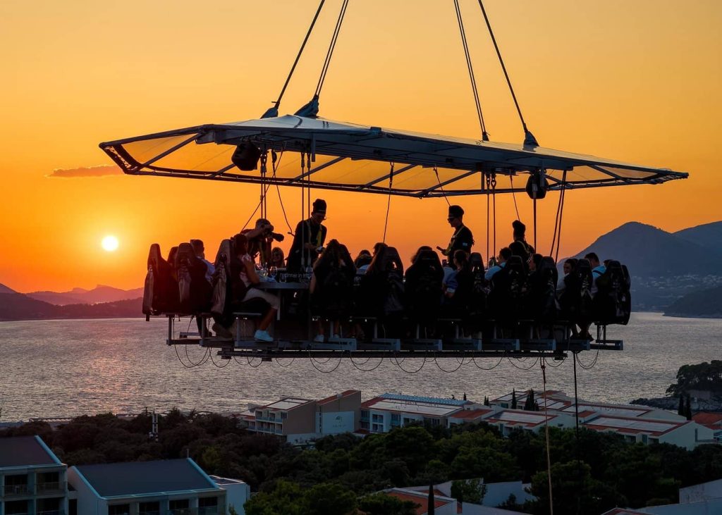 Dine in the sky Dubrovnik