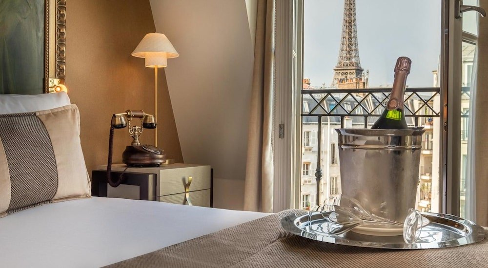 Eiffel Tower Room at Le Walt Hotel, Paris special occasion holidays