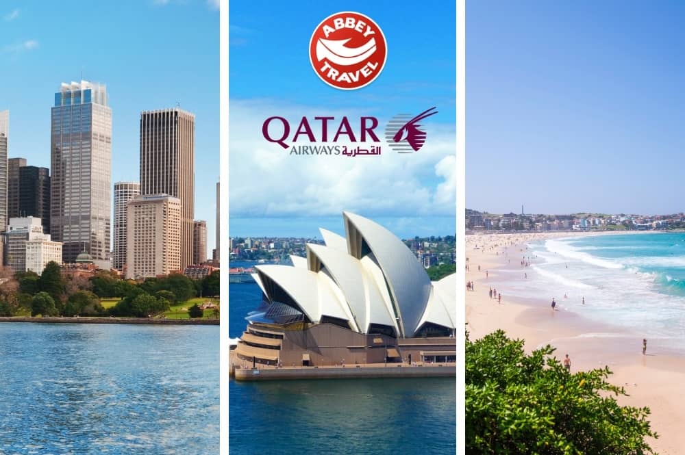 Book your holiday to Australia with Qatar Airways and Abbey Travel