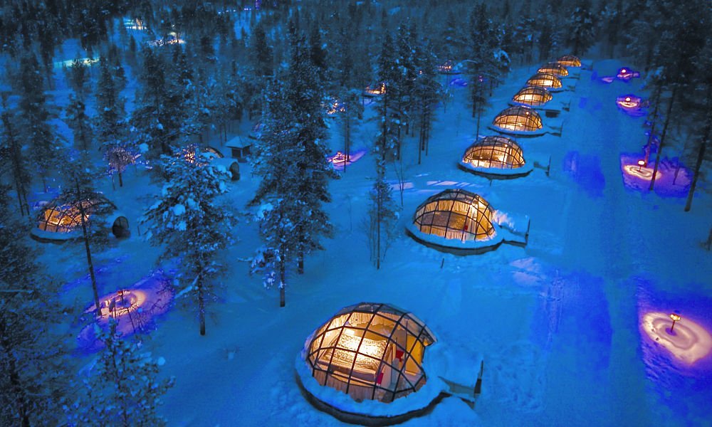 The Glass Igloos at Kakslauttanen are on every Europe bucket list