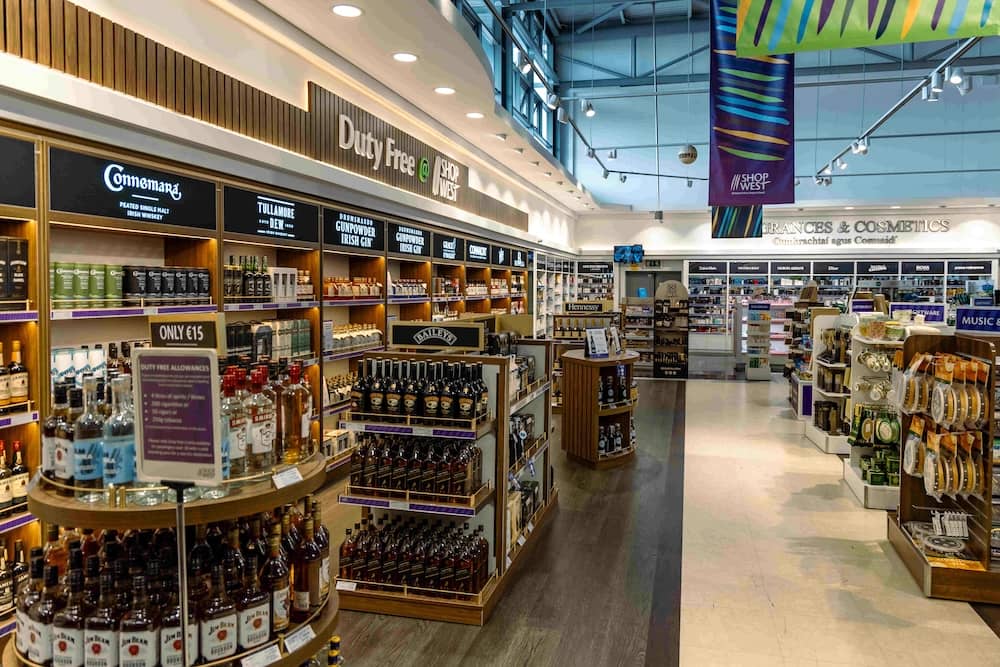duty free shopping at Ireland West airport