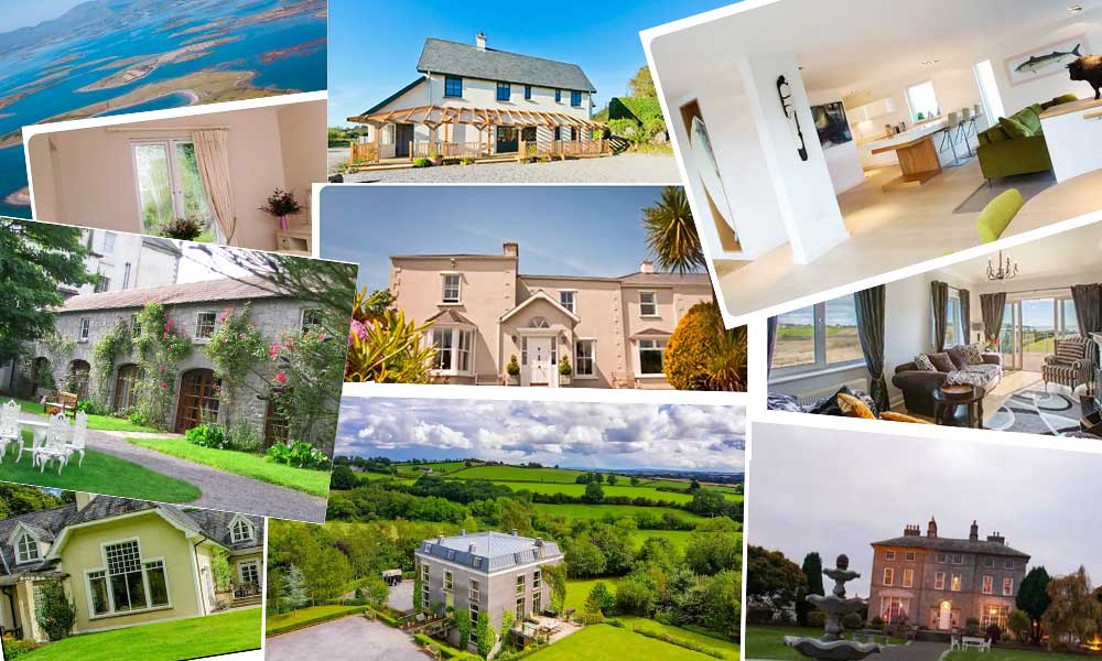 Airbnbs in Ireland for groups for large family gatherings