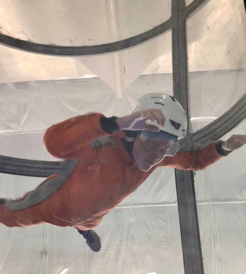 child skydiving in We are Vertigo, Belfast