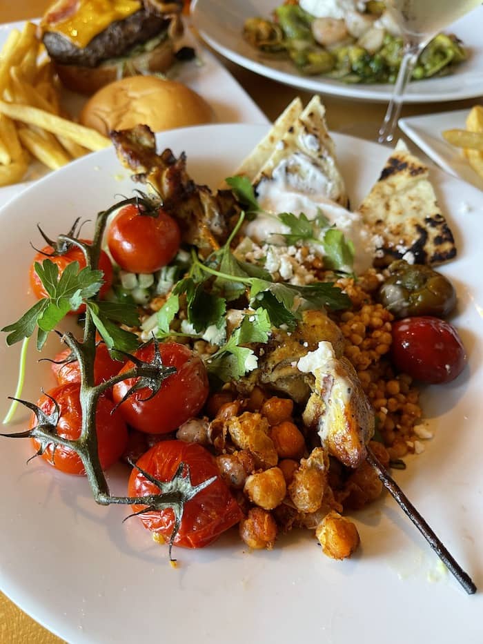 lunch at Mythos Restaurant, Universal Orlando