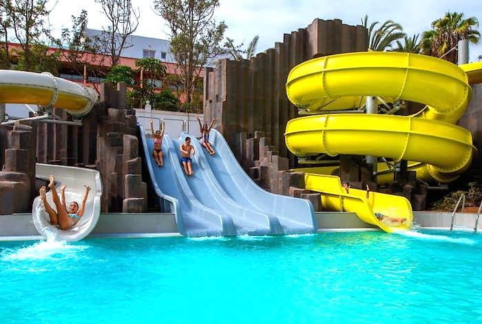 family hotels in Tenerife with waterslides 