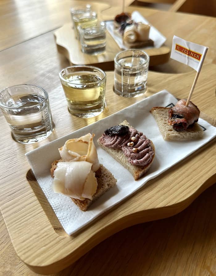 fruit brandy tasting in Prague