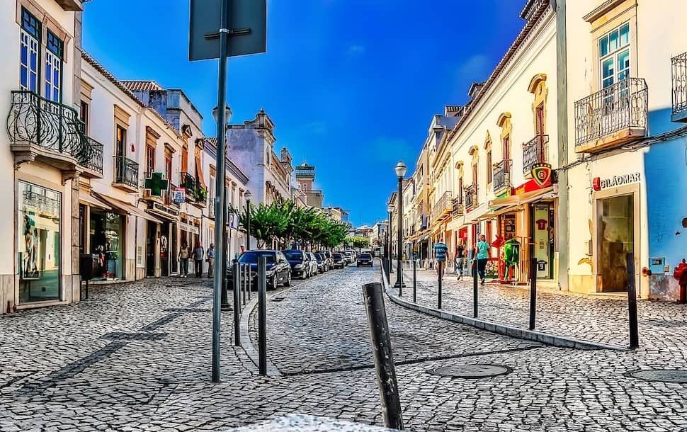 tavira town centre, algarve